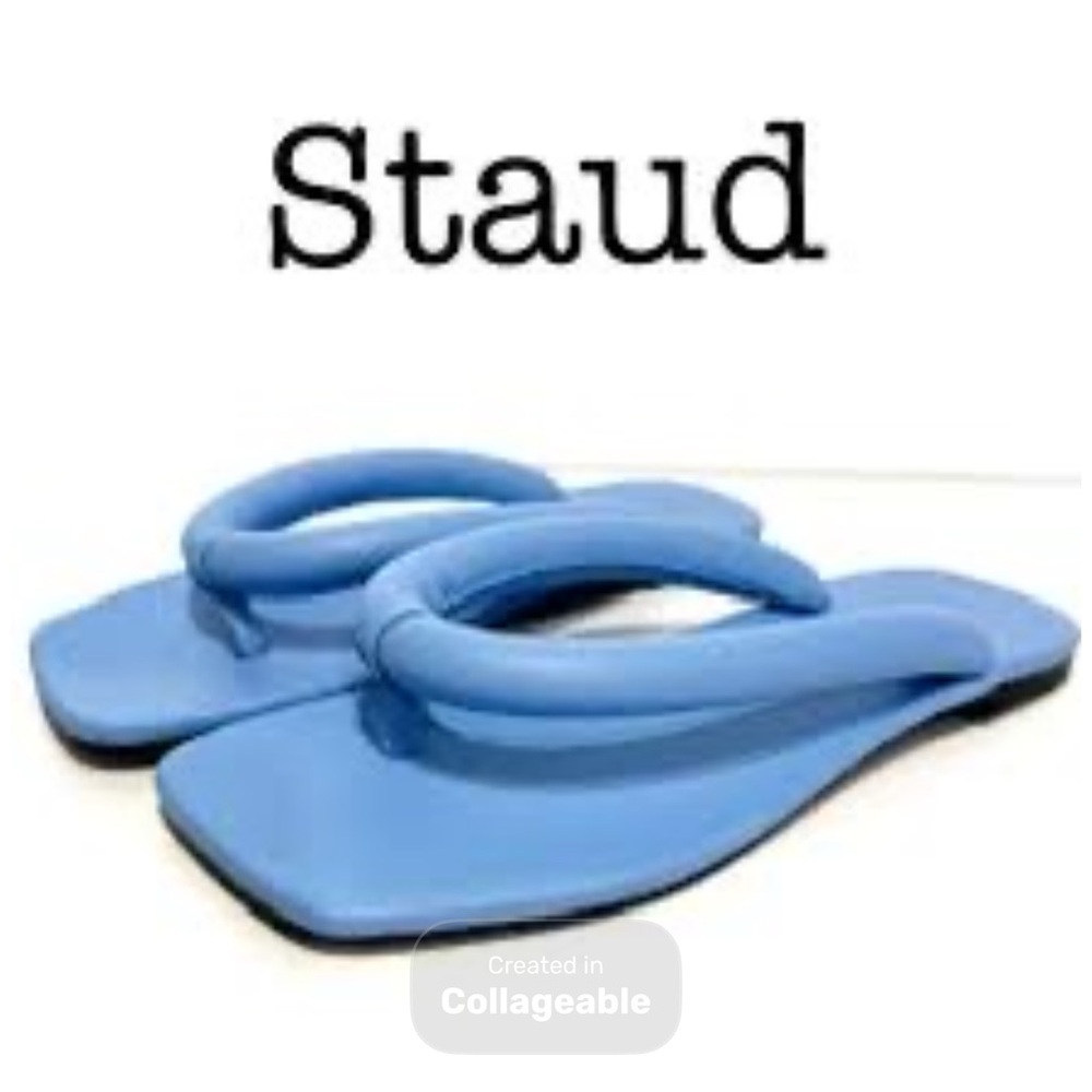 ‼️WOW‼️STAUD Light Blue RIO SADALS AZURE🩵💙🩵💙🩵💙Flip Flop Sandals‼️💙🩵💙🩵💙🩵💙🩵